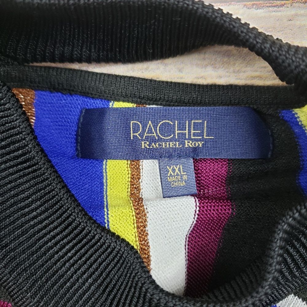 Rachel Roy XXL Victorian Stripe Sweater - Picture 6 of 7